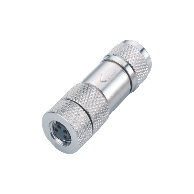 M8 Female A-coding Straight Connector, Field Wirable Assembly, Screw joint, Contacts: 3, Shielded, IP67, UL Listed: CYJV(CYJV7).E321413