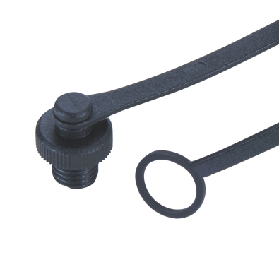 M8 Protection Cap for Female Panel-mount Connector, IP67