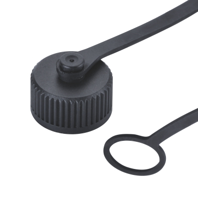 M16 Protection Cap for Male Panel-mount Connector, IP67/IP68